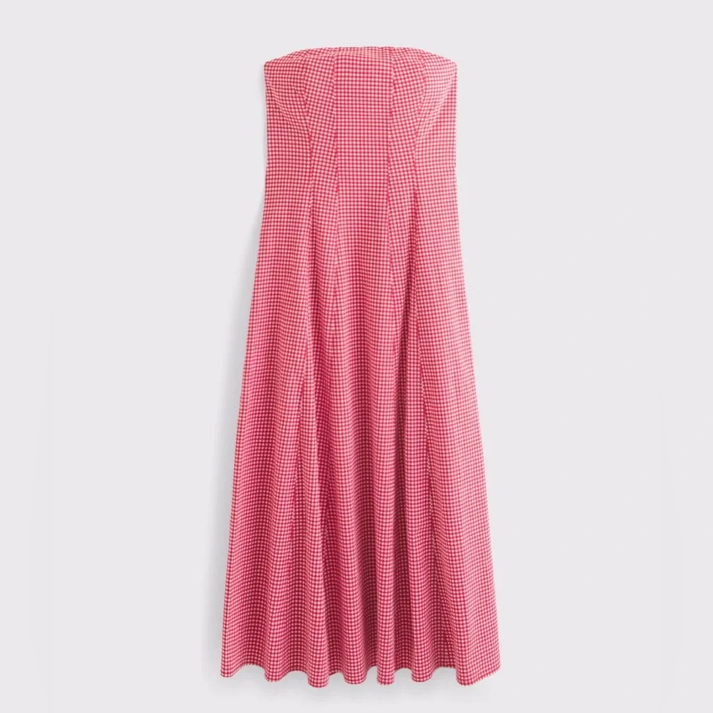 A&F Mila Strapless Midi Dress - Picture 3 of 5